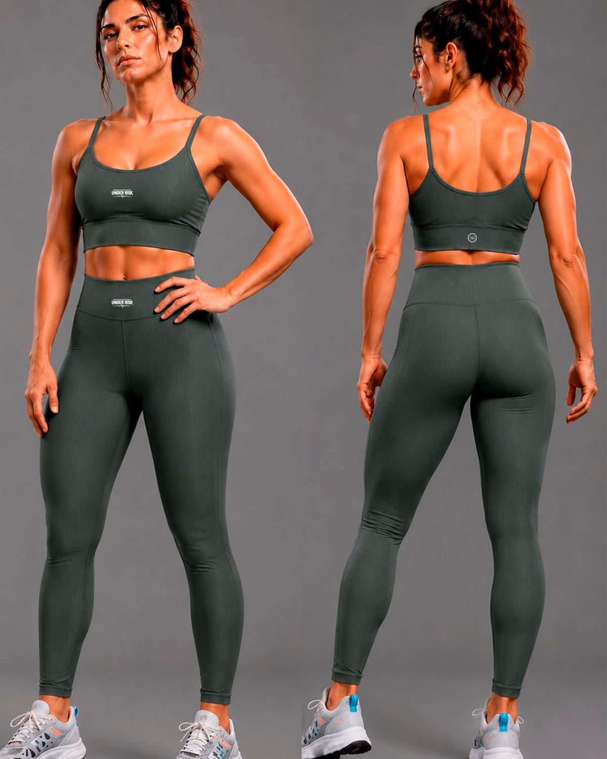 Conjunto Feminino Under Risk Canelado – Poliamida
