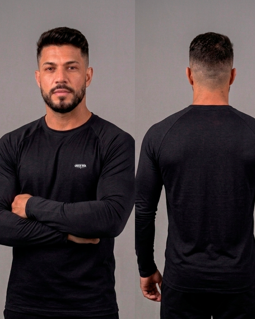 Camiseta Under Risk Performance UV50+ Manga Longa – Poliamida Premium